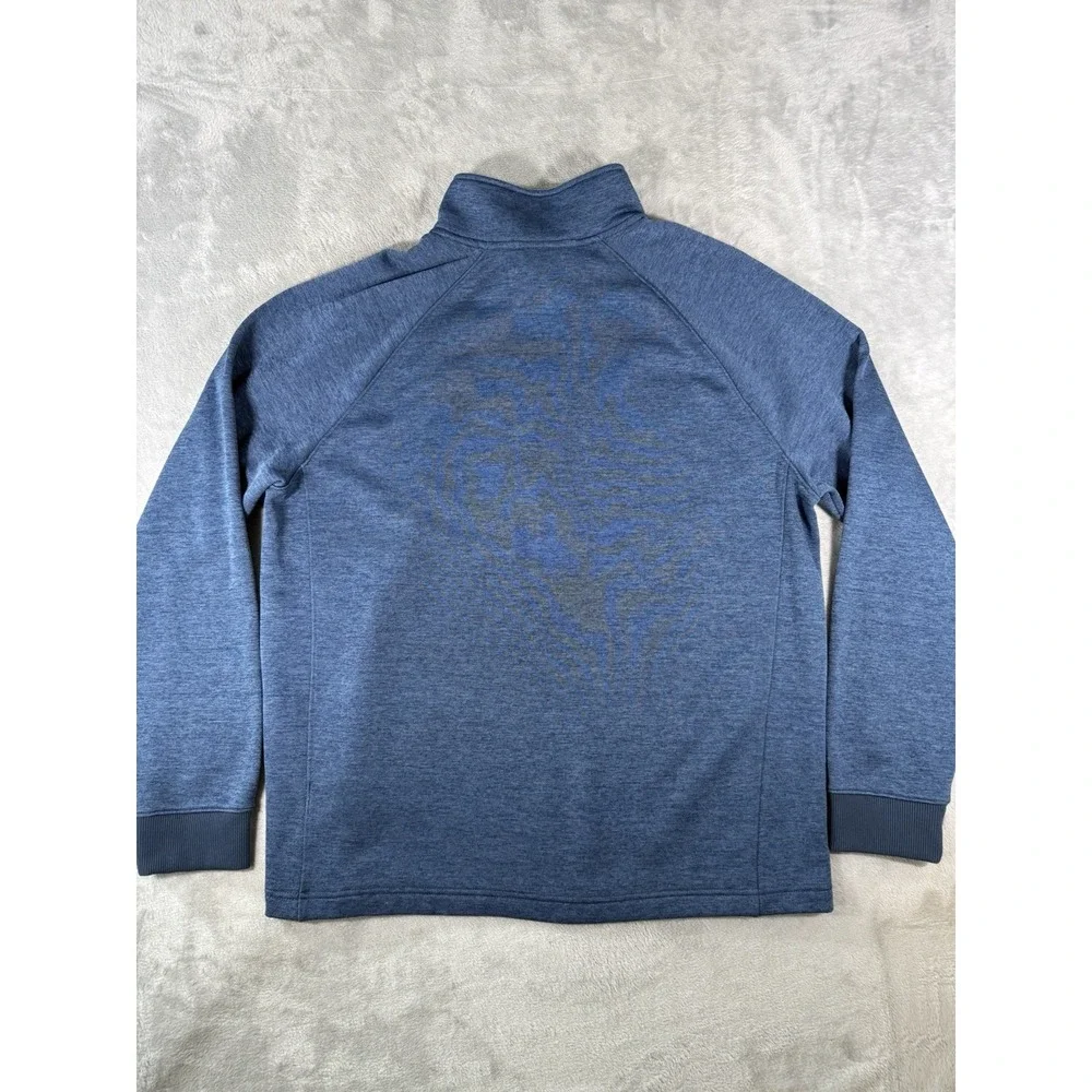 The North Face Sweater Men's XL Blue 1/2 Zip Fleece‎ Pullover